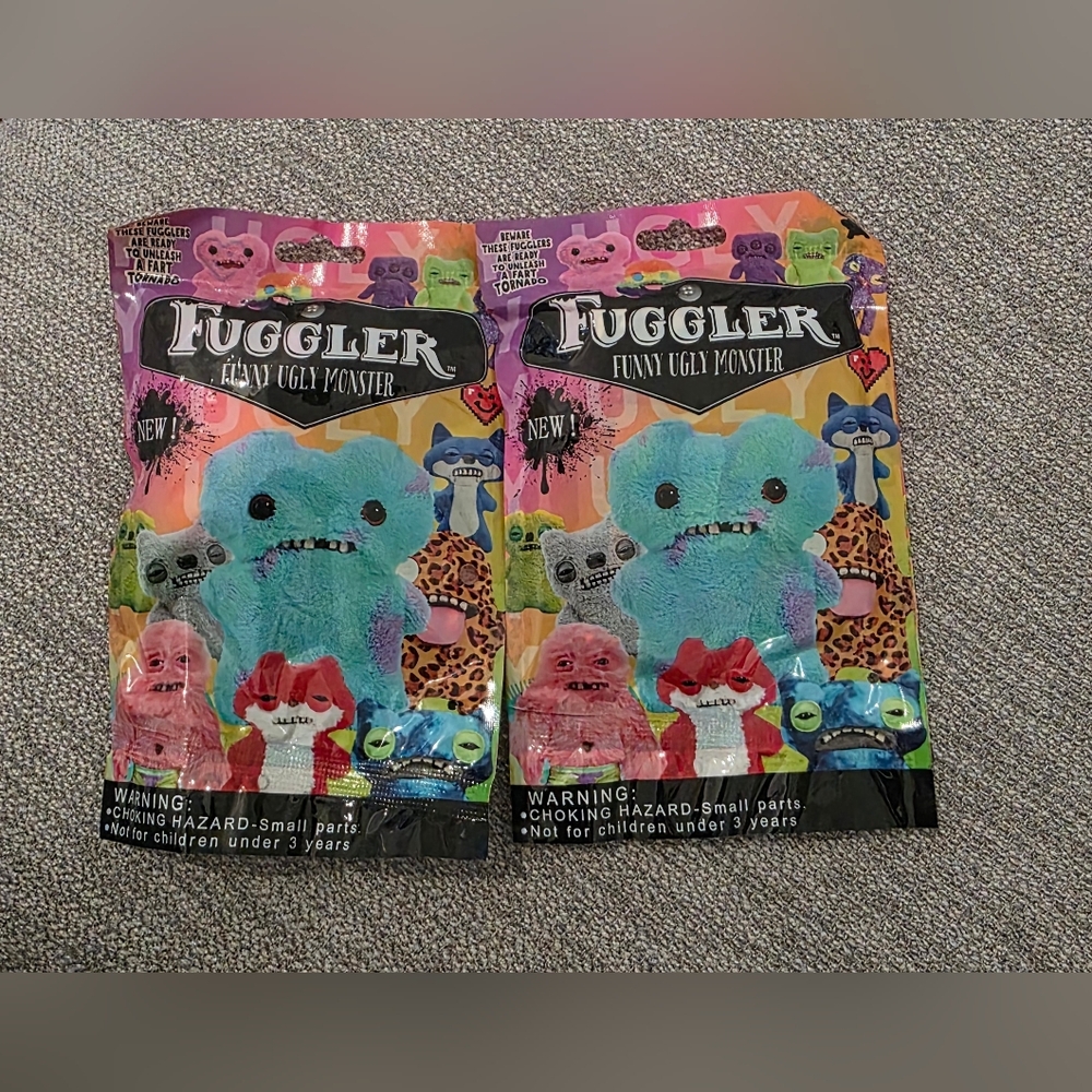 NEW Fuggler Funny Ugly Monster Mystery Toy Pack Of 2
